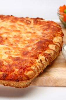 Cheese Bread Pizza Royalty Free Stock Photography Cheese Bread Pizza Royalty Free Stock Photography