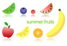 Summer Fruits Royalty Free Stock Image Summer Fruits Royalty Free Stock Image