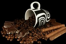 Coffee And Chocolate Royalty Free Stock Photos Coffee And Chocolate Royalty Free Stock Photos