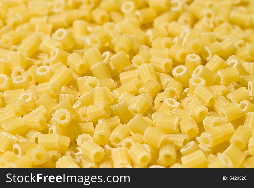 Close up of an Italian typical pasta