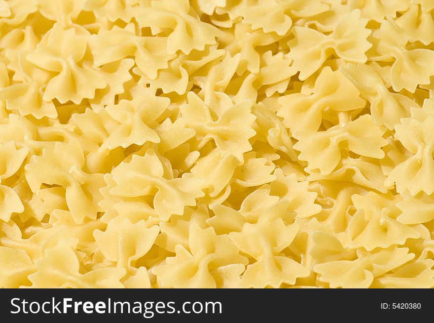 Close up of an Italian typical pasta