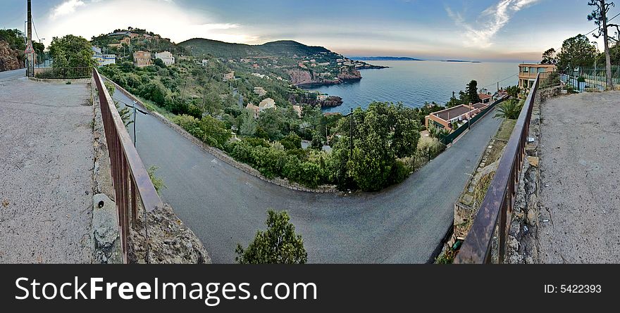 Beautiful panoramic view of provence, france. Beautiful panoramic view of provence, france