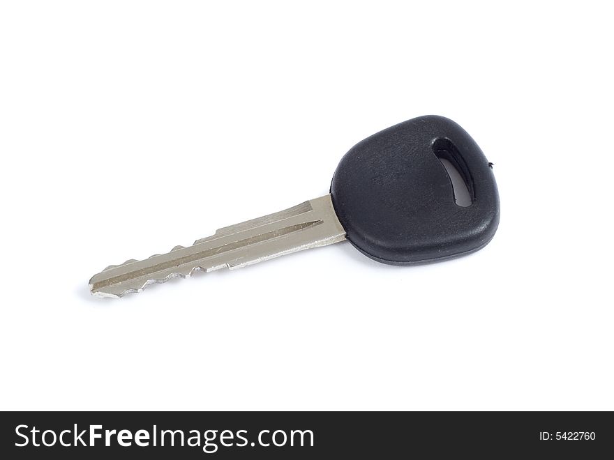 Car Key photo on white background