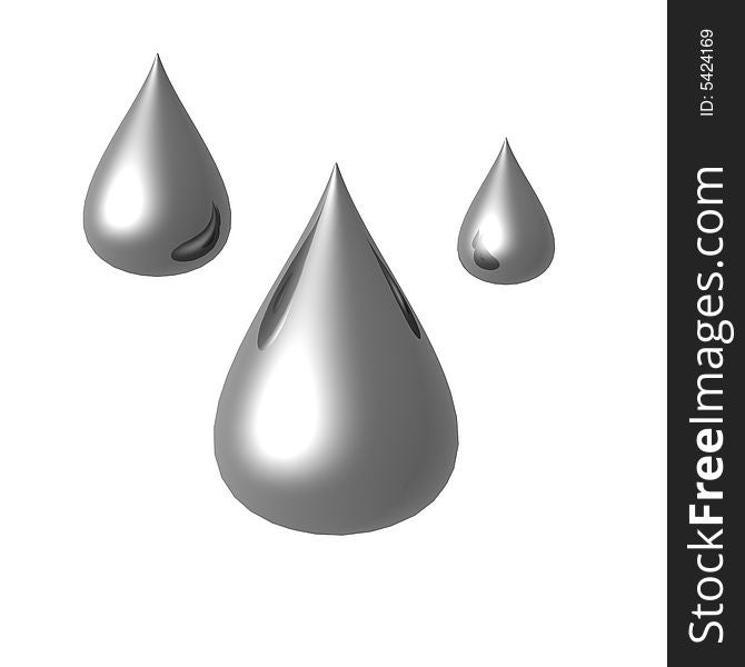 3d render of water droplets unique texture. 3d render of water droplets unique texture