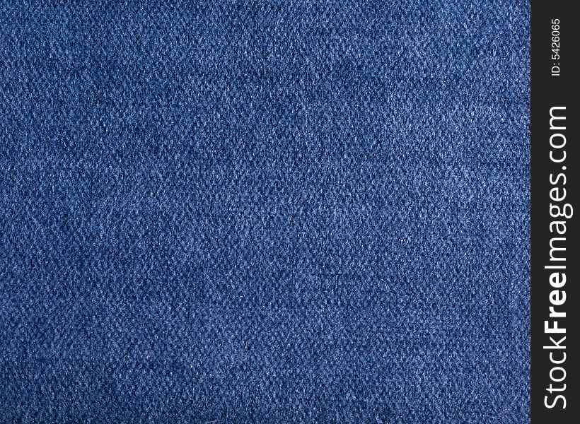 Qualitative blue fabric texture. Abctract background. Close up.