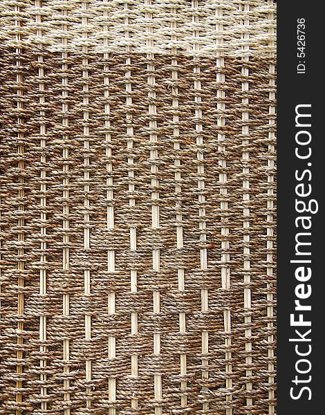 Texture of brown wicker basket