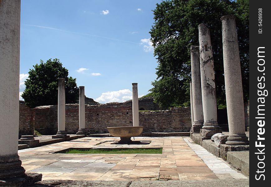 This is the Roman ruins (Felix Rom Romvliana) East Serbia