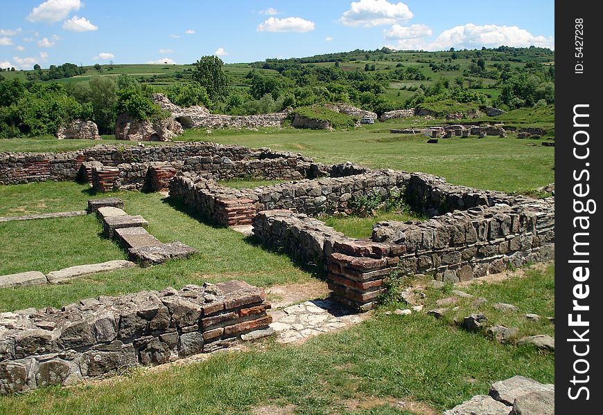 This is the Roman ruins (Felix Rom Romvliana) East Serbia