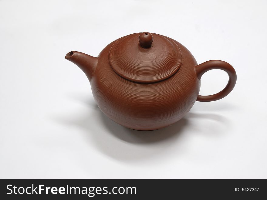 Isolated teapot