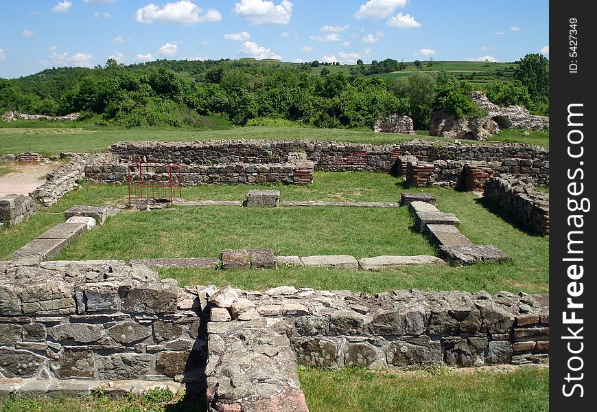 This is the Roman ruins (Felix Rom Romvliana) East Serbia