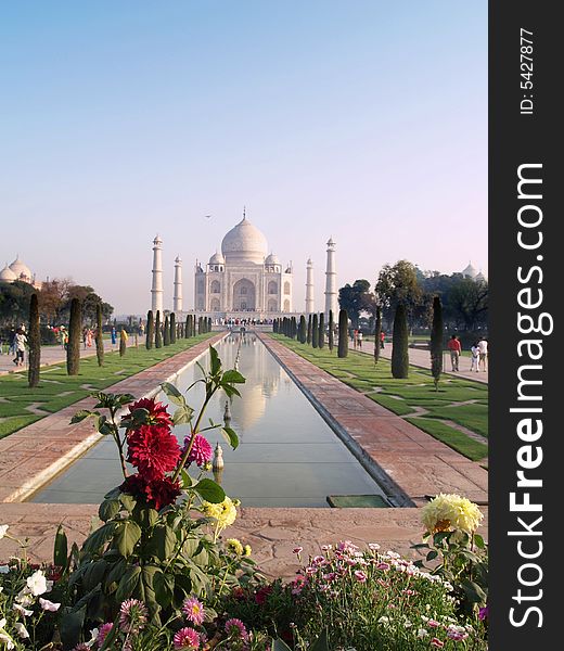 Taj Mahal palace in India