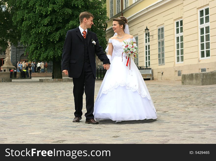 Wedding held in Lviv, Ukraine,. Wedding held in Lviv, Ukraine,