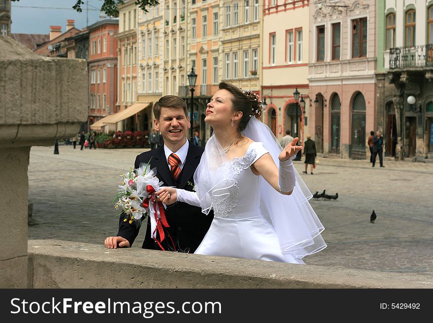 Wedding held in Lviv, Ukraine,. Wedding held in Lviv, Ukraine,