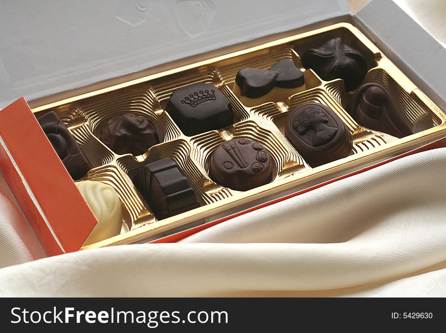 Box Of Chocolate Sweets