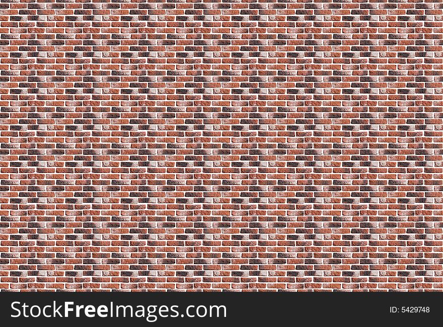 Image of the wall from the Parisian dark brick