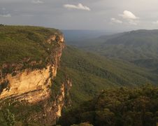 Blue Mountains Sandstone Crag Stock Photo Blue Mountains Sandstone Crag Stock Photo