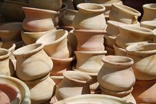 Clay Pots Stock Images