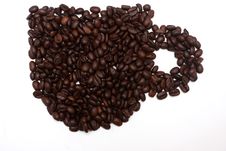 Coffeebeans Cup Royalty Free Stock Photo Coffeebeans Cup Royalty Free Stock Photo