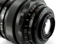 Wide-angle Lens Royalty Free Stock Photo
