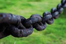 Rusted Old Chain Royalty Free Stock Photos