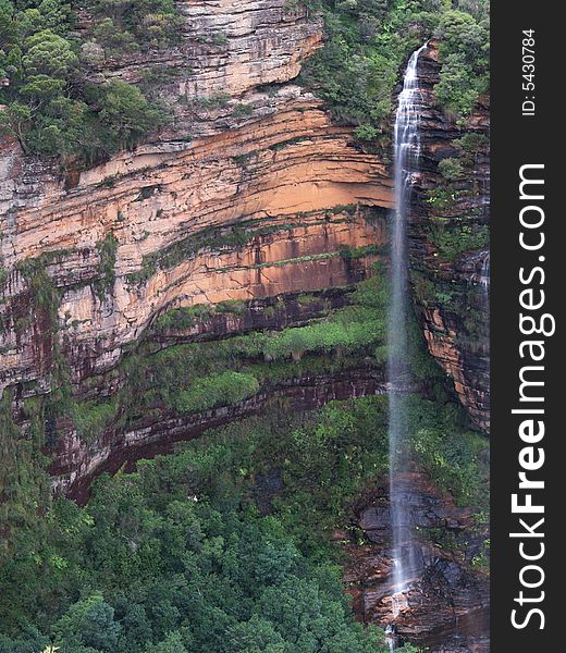 Wentworth waterfall in Blue Mountains