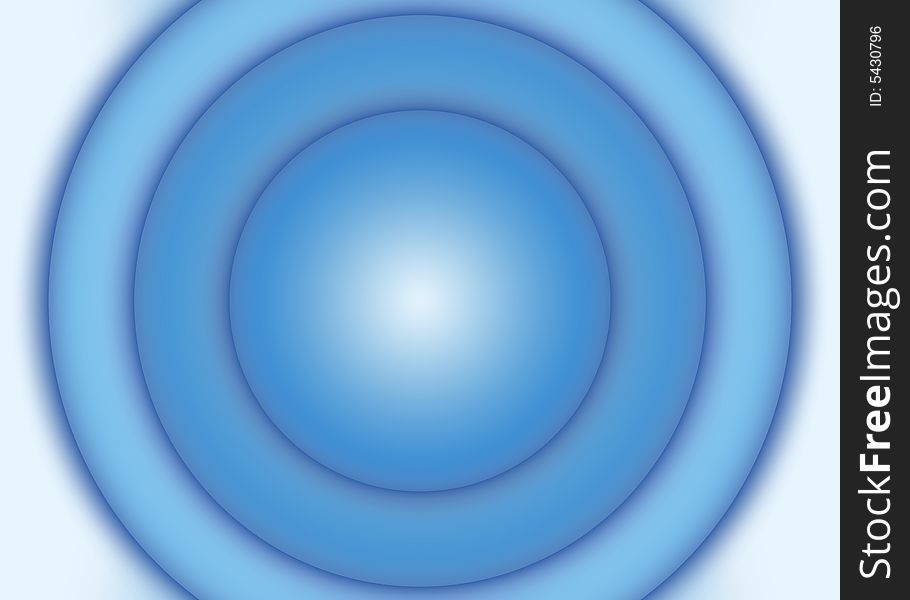 Blue background with circles in different tones