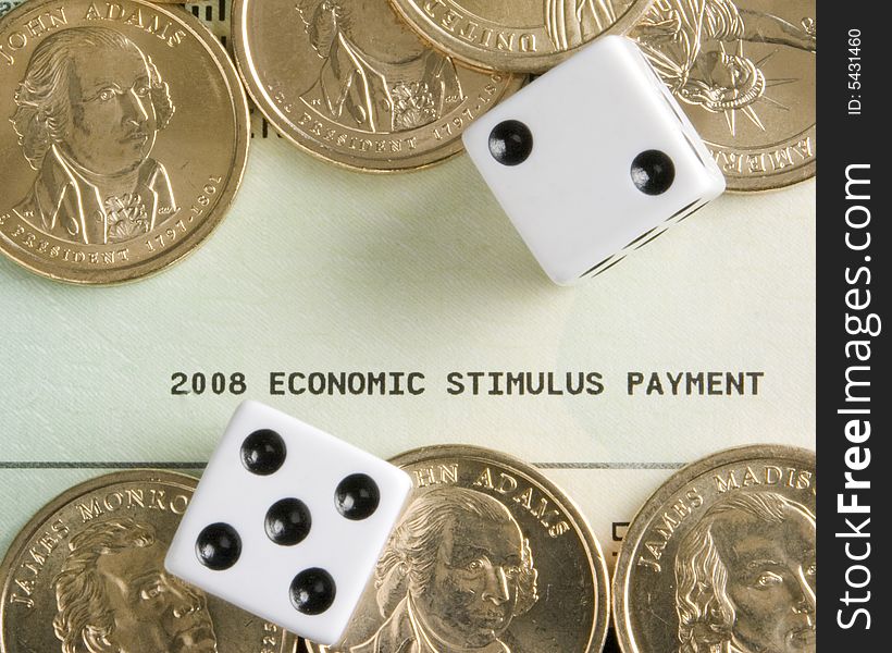 Toss the dice to see where to spend the Economic Stimulus Payment check. Toss the dice to see where to spend the Economic Stimulus Payment check.