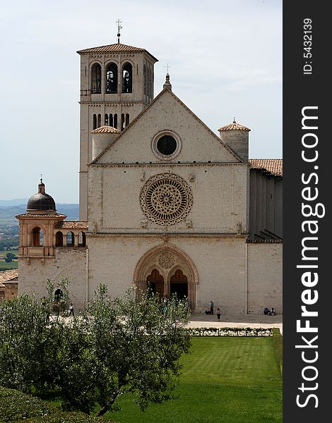 Captured in Assisi - Umbria - Cathedral. Captured in Assisi - Umbria - Cathedral