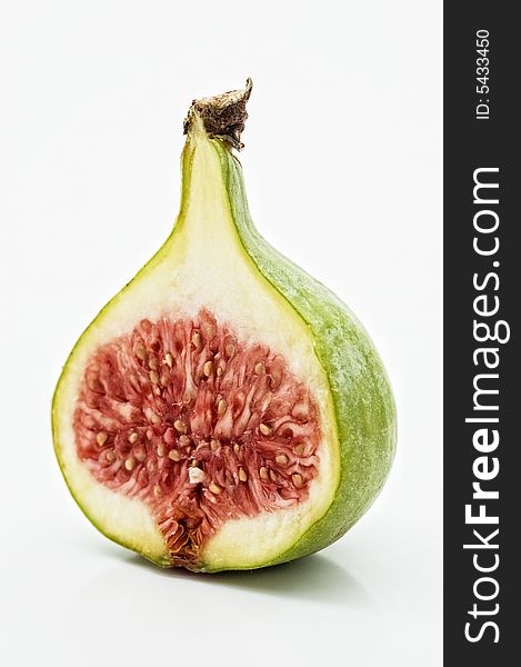 Fresh fig isolated on white background. Fresh fig isolated on white background.