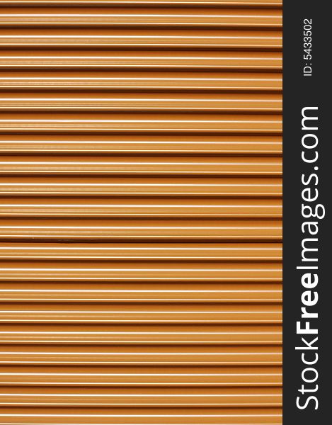Orange corrugated tin sheet, perfect for designs or backgrounds. Orange corrugated tin sheet, perfect for designs or backgrounds