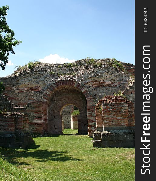 This is the Roman ruins (Felix Romvliana) East Serbia