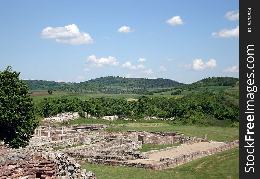 This is the Roman ruins (Felix Romvliana) East Serbia