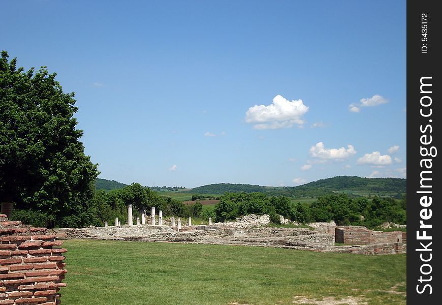 This is the Roman ruins (Felix Romvliana) East Serbia
