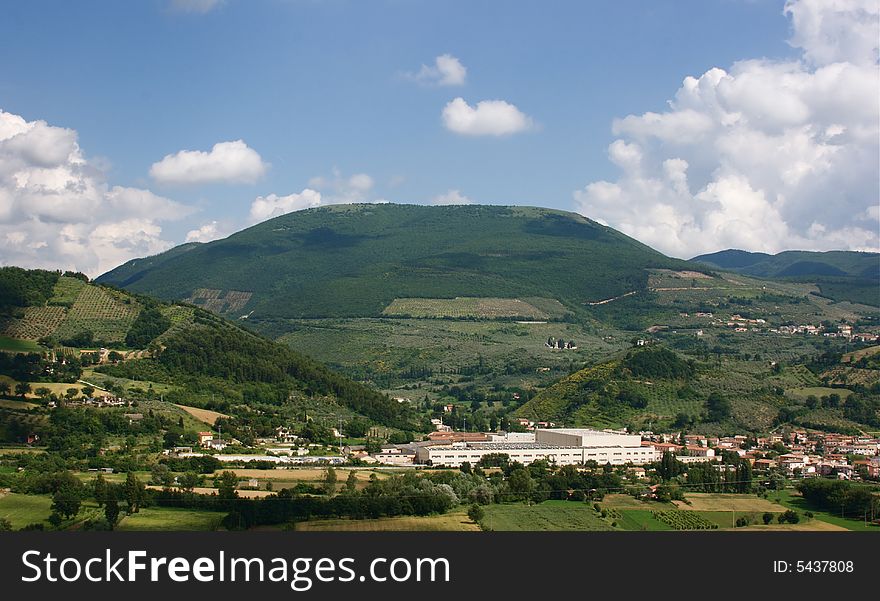 Typical Landscape in Umbria, Italy. Typical Landscape in Umbria, Italy