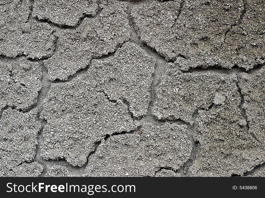 Dry ground or sand closeup shot
