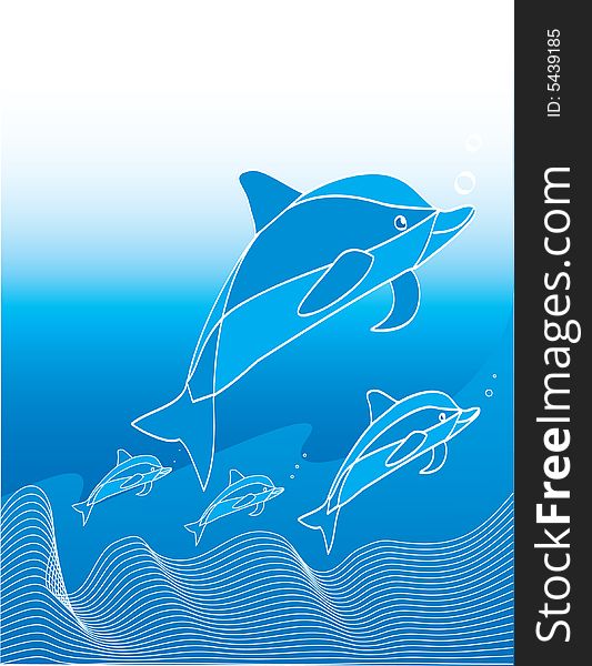 This image is a  background of dolphins  that can be scaled to any size without loss of resolution. This image is a  background of dolphins  that can be scaled to any size without loss of resolution.