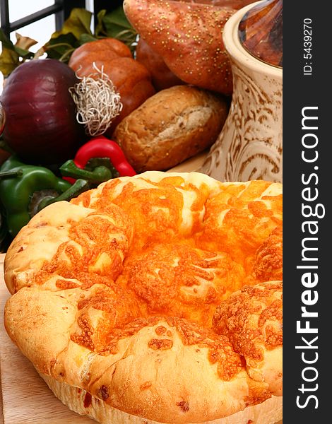 Cheddar Cheese Roll Bread