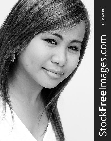 Portrait of a beautiful young Thai woman. Portrait of a beautiful young Thai woman.
