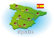 Traveling In Spain Stock Photo