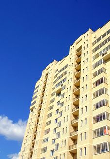 Residential Multi-storey Building Royalty Free Stock Photography Residential Multi-storey Building Royalty Free Stock Photography