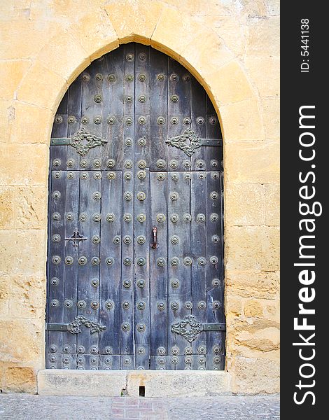 Door in Seville, Spain - heritage of past