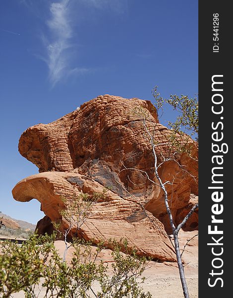 View of the Valley of Fire, Nevada