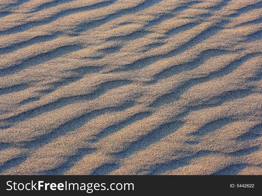 Natural texture. Sandy waves. Variant three.