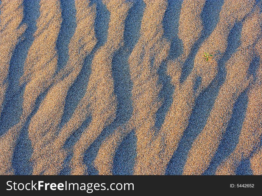 Natural texture. Sandy waves. Variant four.