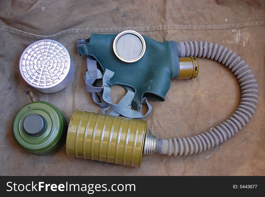 cold war and ww2 gas mask