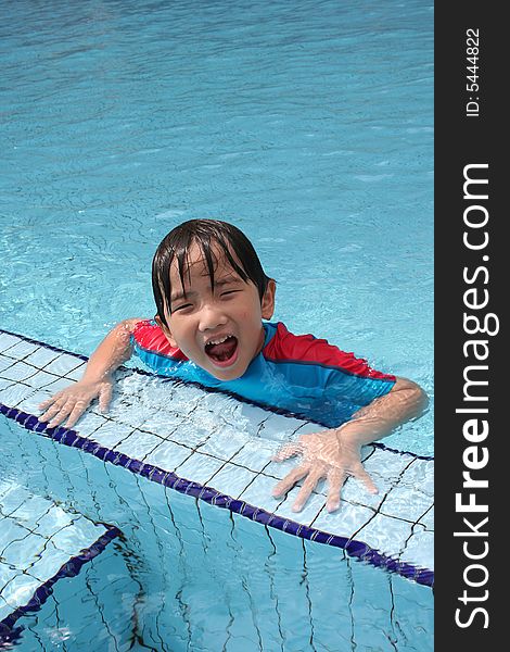 Boy At The Pool