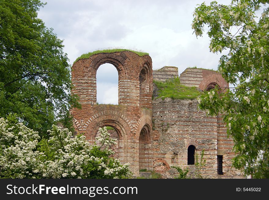 Ruins of Kaiserthermen in Trier, Germany. Ruins of Kaiserthermen in Trier, Germany