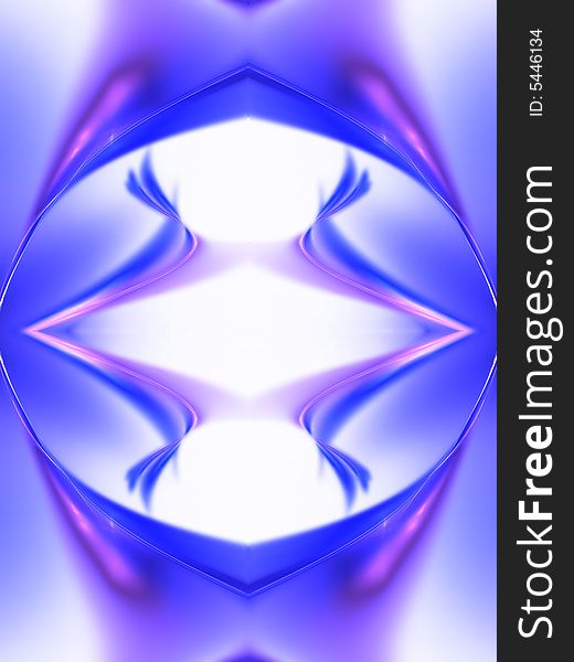 Blue fractal. Abstraction. Multi-coloured structure. Blue fractal. Abstraction. Multi-coloured structure.
