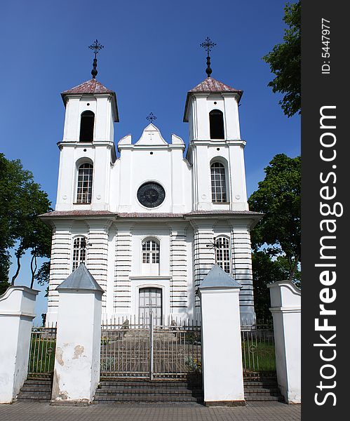 The catholic church in little town Punia, Lithuania. The catholic church in little town Punia, Lithuania.