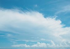 Clear Blue Sky With White Cloud Royalty Free Stock Photo Clear Blue Sky With White Cloud Royalty Free Stock Photo